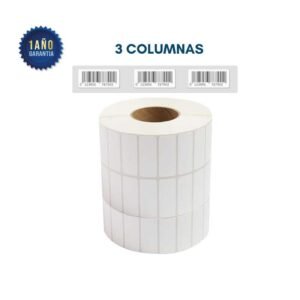 Rollo de Etiquetas Térmicas 3 Columnas</br>32mm x 25mm</br><strong>P1603B</strong>