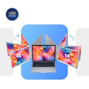 Monitor portátil 2 pantallas 14″</br><strong>MON08</strong>